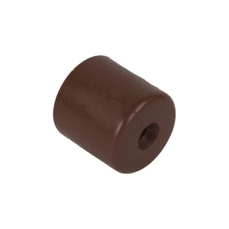 2 TOPE CON TACO Y TORNILLO MARRON   CAJA 12 UNID.