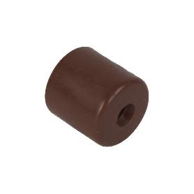 2 UDS. TOPE CON TACO Y TORNILLO MARRÓN VENTA UNITARIA