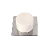 2 UDS TOPE ADHESIVO BASE INOX BLANCO 40 X 40   CAJA 12 UNID.