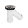 SIFÓN Y COMPACTO CON SALIDA Ø32-40 Y VÁLVULA LAVABO-BIDÉ Ø70