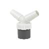 CONEXIÓN PVC Ø40 MM CON TOMA AUXILIAR PARA ELECTRODOMÉSTICOS