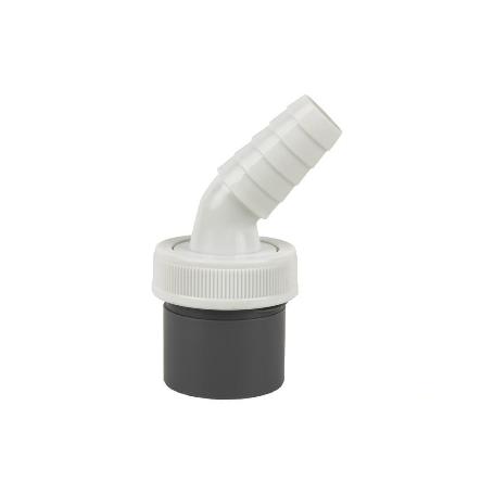 CONEXIÓN PVC Ø40 MM CON DOBLE TOMA AUXILIAR PARA ELECTRODOMÉSTICOS