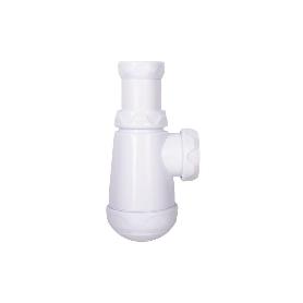 SIFÓN DE BOTELLA CON SALIDA Ø32-40 MM Y RACOR 1 1/4