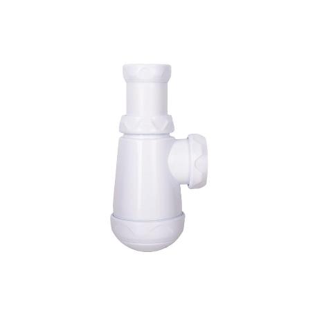SIFÓN DE BOTELLA CON SALIDA Ø32-40 MM Y RACOR 1 1/4