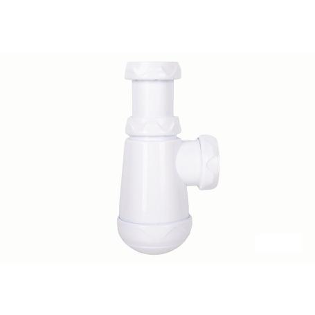 SIFÓN DE BOTELLA CON SALIDA Ø32-40 MM Y RACOR 1 1/2-1 1/4