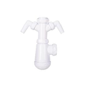 SIFÓN DE BOTELLA CON SALIDA Ø32-40 MM, RACOR 1 1/2 Y 2 TOMAS AUXILIARES