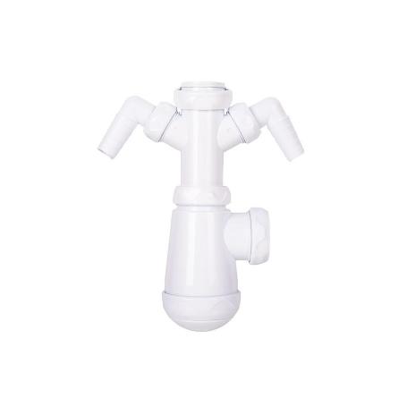 SIFÓN DE BOTELLA CON SALIDA Ø32-40 MM, RACOR 1 1/2 Y 2 TOMAS AUXILIARES