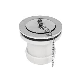 VÁLVULA LAVABO-BIDÉ 1 1/4 X 70 TAPÓN METÁLICO