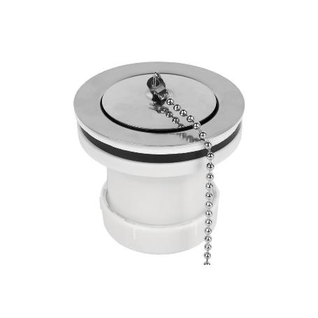 VÁLVULA LAVABO-BIDÉ 1 1/2 X 70 TAPÓN METÁLICO