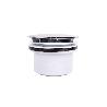 VÁLVULA SIFÓNICA PLATO DE DUCHA Ø90 MM CON SALIDA Ø32-40 MM Y EMBELLECEDOR CROMADO ALTURA 64 MM