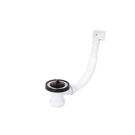 VÁLVULA PARA FREGADERO CON REBOSADERO 1 1/2 X 70 MM