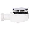 VÁLVULA SIFÓNICA DUCHA EXTRAPLANA CON SALIDA Ø32-40 MM Ø143 MM CON EMBELLECEDOR