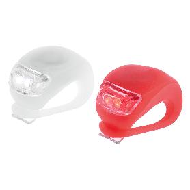 KIT LUCES LED BICICLETA 2 LUCES BASIC