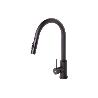 GRIFO DE COCINA DE ACERO NEGRO CON MANGUERA EXTENSIBLE Y 2 FUNCIONES 390 X 250 X 54 MM
