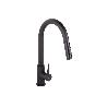 GRIFO DE COCINA DE ACERO NEGRO CON MANGUERA EXTENSIBLE Y 2 FUNCIONES 390 X 250 X 54 MM
