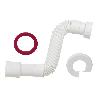 TUBO FLEXIBLE BLANCO 1 1/2 Ø40-50 MM 300-720 MM
