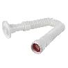 TUBO FLEXIBLE BLANCO 1 1/2 CON REDUCTOR 1 1/4 Ø32-40 330-690 MM
