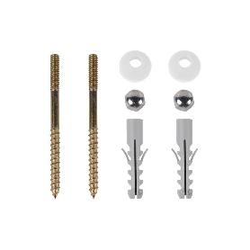 SET 2 PCS TORNILLOS VERTICALES FIJACIÓN INODORO 5 X 75