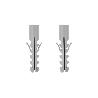 SET 2 PCS TORNILLOS VERTICALES FIJACIÓN INODORO 5 X 75