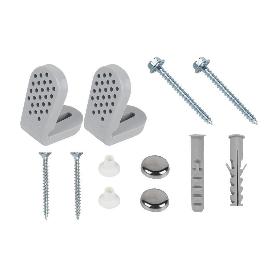 CONJUNTO TORNILLOS FIJACIÓN INODORO Y SOPORTE NYLON HORIZONTAL