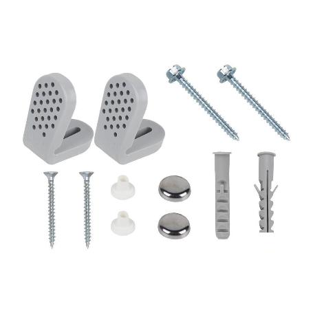 CONJUNTO TORNILLOS FIJACIÓN INODORO Y SOPORTE NYLON HORIZONTAL