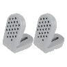 CONJUNTO TORNILLOS FIJACIÓN INODORO Y SOPORTE NYLON HORIZONTAL
