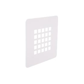 REJILLA DE DUCHA EN BLANCO MATE 125 X 125 MM