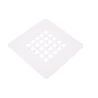 REJILLA DE DUCHA EN BLANCO MATE 125 X 125 MM