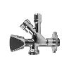 VÁLVULA DE ESCUADRA 1/2 X 3/4 X 3/8 MODELO COMBI