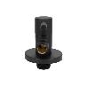 VÁLVULA DE ESCUADRA 1/2 X 3/8 MODELO LUX NEGRA