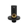 VÁLVULA DE ESCUADRA 1/2 X 1/2 MODELO LUX NEGRA