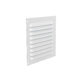 REJILLA DE VENTILACIÓN ALUMINIO BLANCO 10 X 10 CM   CAJA 5 UNID.