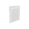 REJILLA DE VENTILACIÓN ALUMINIO BLANCO 10 X 10 CM VENTA UNITARIA