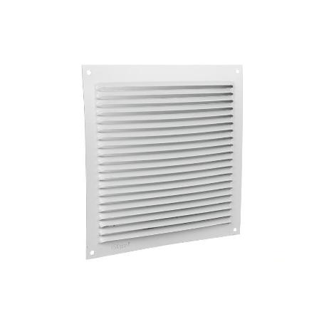 REJILLA DE VENTILACIÓN ALUMINIO BLANCO 17 X 17 CM   CAJA 5 UNID.