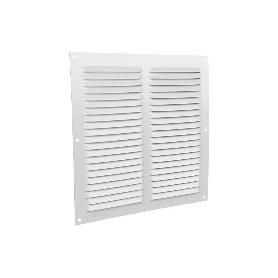 REJILLA DE VENTILACIÓN ALUMINIO BLANCO 25 X 25 CM   CAJA 5 UNID.