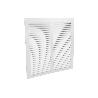 REJILLA DE VENTILACIÓN ALUMINIO BLANCO 30 X 30 CM   CAJA 5 UNID.