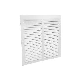 REJILLA DE VENTILACIÓN ALUMINIO BLANCO 30 X 30 CM VENTA UNITARIA