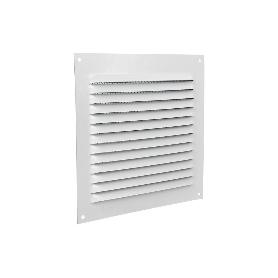 REJILLA DE VENTILACIÓN ALUMINIO BLANCO CON MOSQUITERA 15 X 15 CM VENTA UNITARIA