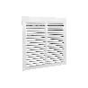REJILLA DE VENTILACIÓN ALUMINIO BLANCO CON MOSQUITERA 20 X 20 CM VENTA UNITARIA
