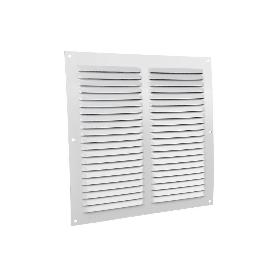 REJILLA DE VENTILACIÓN ALUMINIO BLANCO CON MOSQUITERA 25 X 25 CM   CAJA 5 UNID.