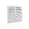 REJILLA DE VENTILACIÓN ALUMINIO BLANCO CON MOSQUITERA 25 X 25 CM VENTA UNITARIA