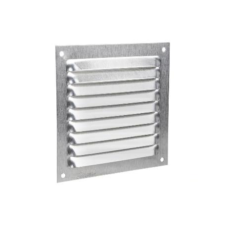 REJILLA DE VENTILACIÓN ALUMINIO 10 X 10 CM   CAJA 5 UNID.