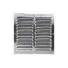 REJILLA DE VENTILACIÓN ALUMINIO 20 X 20 CM VENTA UNITARIA