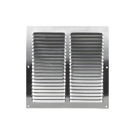 REJILLA DE VENTILACIÓN ALUMINIO 25 X 25 CM VENTA UNITARIA
