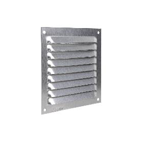 REJILLA DE VENTILACIÓN ALUMINIO CON MOSQUITERA 10 X 10 CM   CAJA 5 UNID.