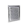 REJILLA DE VENTILACIÓN ALUMINIO CON MOSQUITERA 10 X 10 CM   CAJA 5 UNID.
