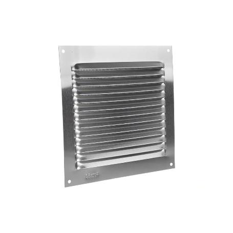 REJILLA DE VENTILACIÓN ALUMINIO CON MOSQUITERA 15 X 15 CM VENTA UNITARIA