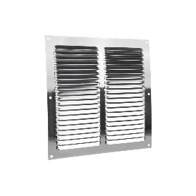 REJILLA DE VENTILACIÓN ALUMINIO CON MOSQUITERA 25 X 25 CM VENTA UNITARIA