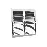 REJILLA DE VENTILACIÓN ALUMINIO CON MOSQUITERA 25 X 25 CM VENTA UNITARIA