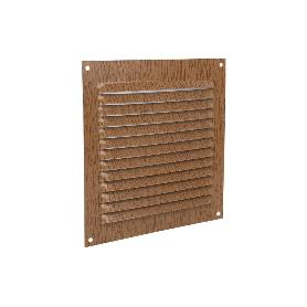 REJILLA DE VENTILACIÓN ALUMINIO MADERA 15 X 15 CM   CAJA 5 UNID.